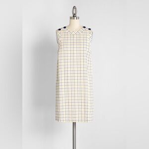 ModCloth Up With the Sun Cotton Shift Dress